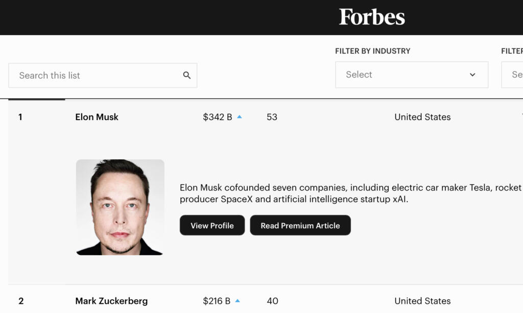 hvor mange penge har elon musk
